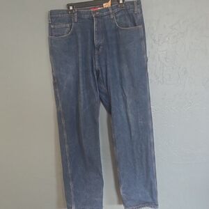 Berne Flannel Lined Caepenter Fit Jeans 36 34